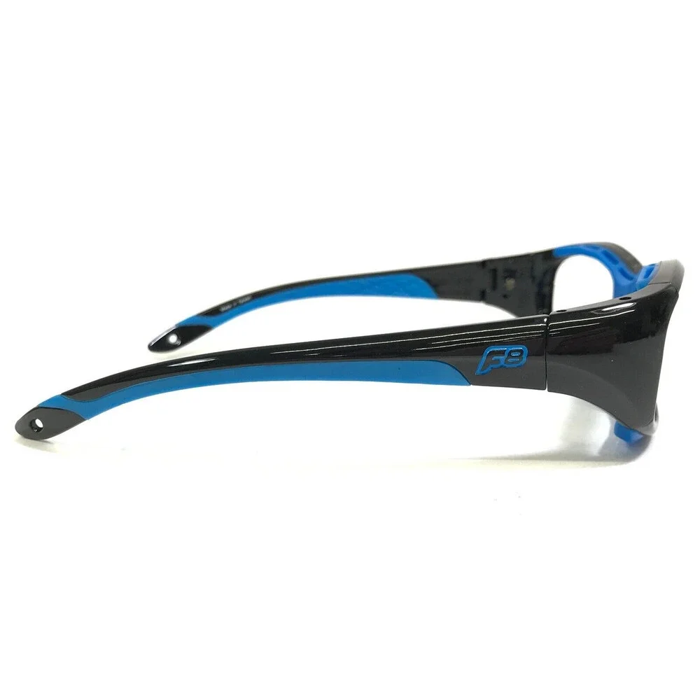 Rec Specs Athletic Goggles Frames SLAM XL #225 Polished Black Blue 55-19-135